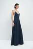 Sophie Rue Amelie Satin Dress - Estate Blue - Thumbnail 3