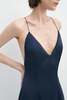 Sophie Rue Amelie Satin Dress - Estate Blue - Thumbnail 4