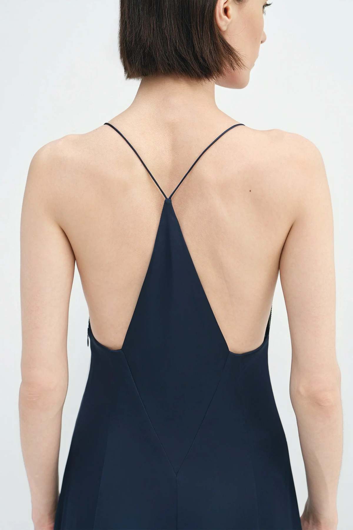 Sophie Rue Amelie Satin Dress - Estate Blue - Image 5 of 5