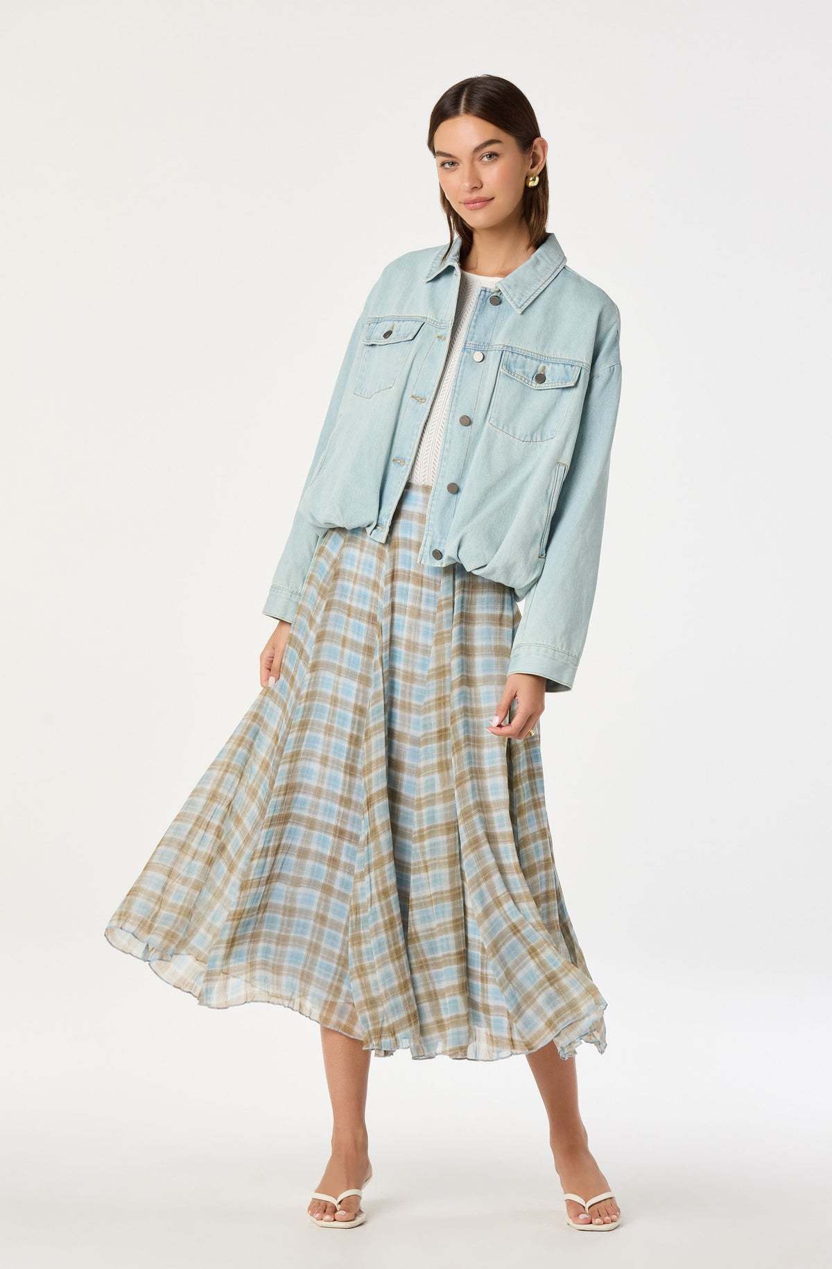 ASTR The Label Fiori Pleated Maxi Skirt - Image 2 of 4