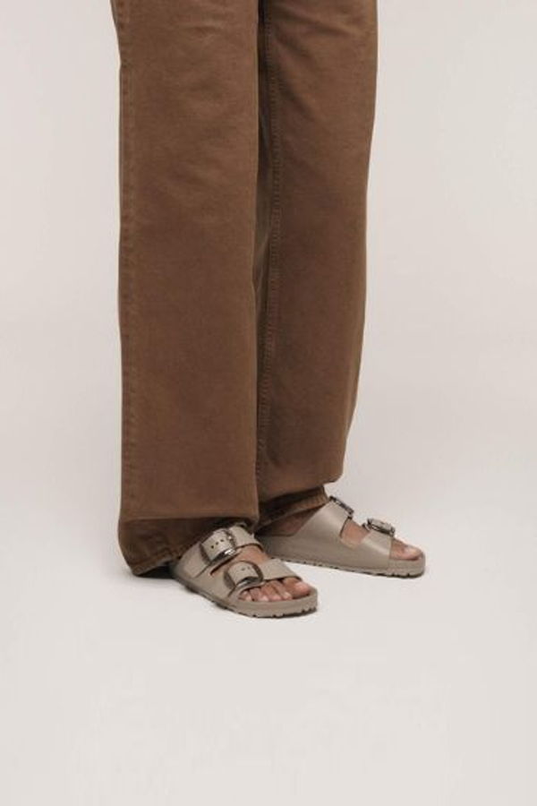 Birkenstock Arizona Big Buckle EVA Sandals - Gray Taupe