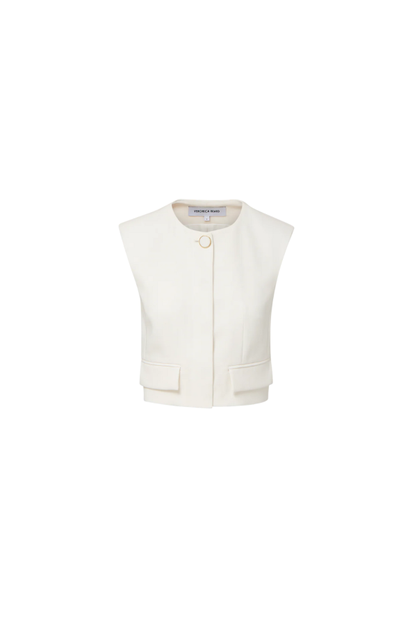 Veronica Beard Cliffwood Vest - Dove