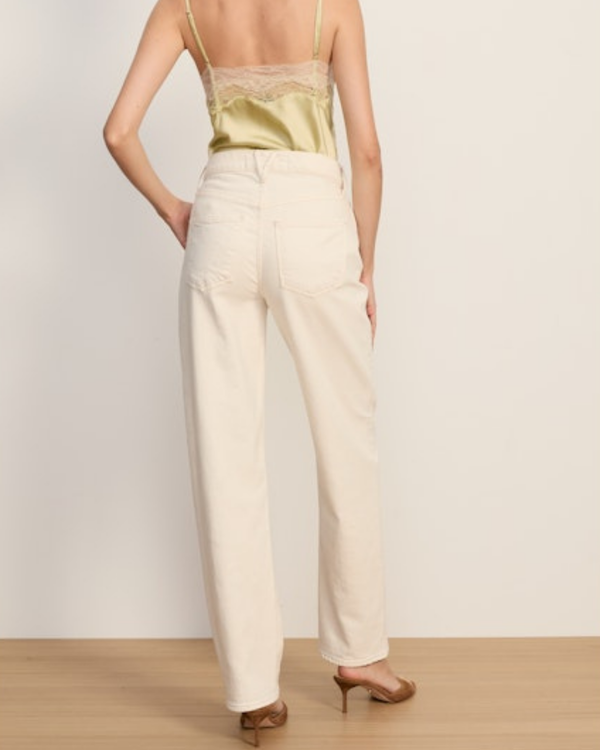 Veronica Beard Harley Arc Leg Jean Jeans - Ecru