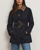 Veronica Beard Langham Dickey Coat - Navy - Thumbnail 2