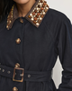 Veronica Beard Langham Dickey Coat - Navy - Thumbnail 4
