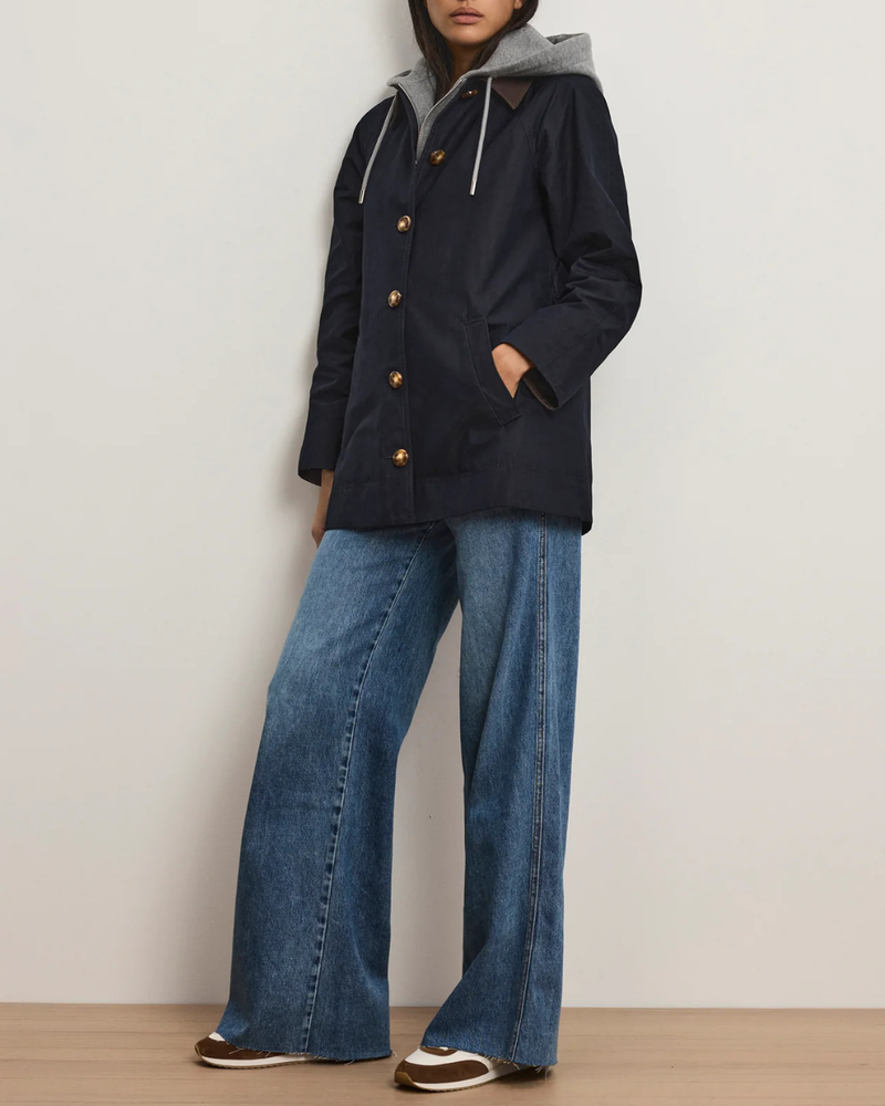 Veronica Beard Langham Dickey Coat - Navy