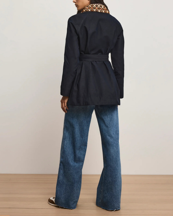 Veronica Beard Langham Dickey Coat - Navy