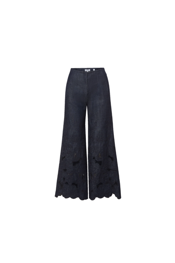 Veronica Beard Osborne Pant - Indigo Rinse