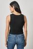 Lilla P. Cropped Scoop Tank Sweater Top - Thumbnail 2
