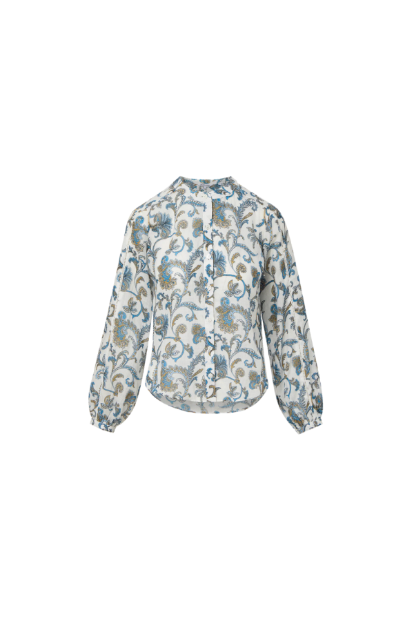 Veronica Beard Soleil Blouse - Dove Multi
