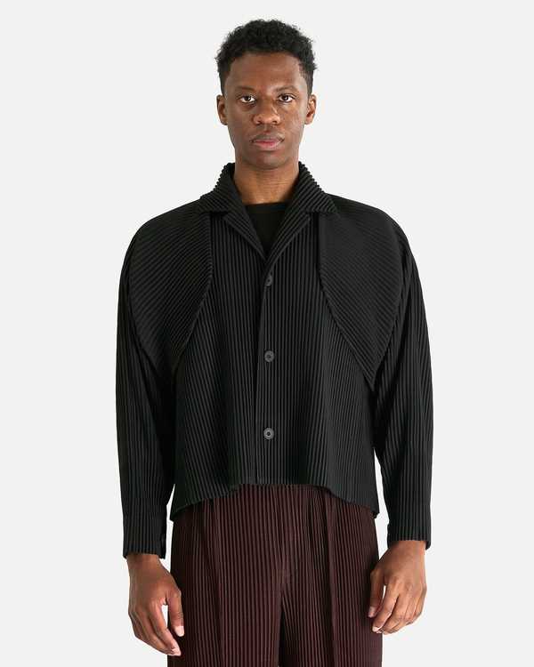 HOMME PLISSE ISSEY MIYAKE Cover and Fold Blouson Jacket