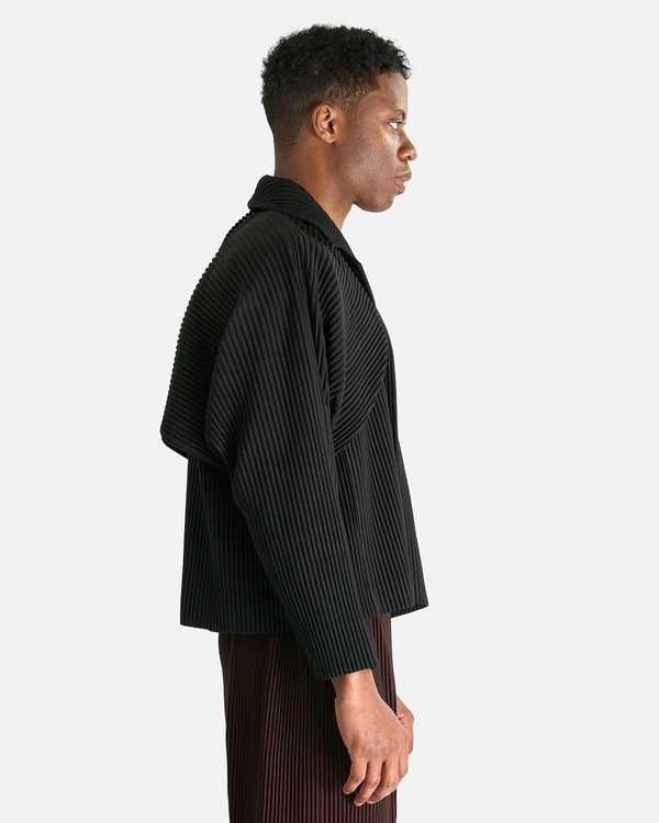 HOMME PLISSE ISSEY MIYAKE Cover and Fold Blouson Jacket | Garmentory
