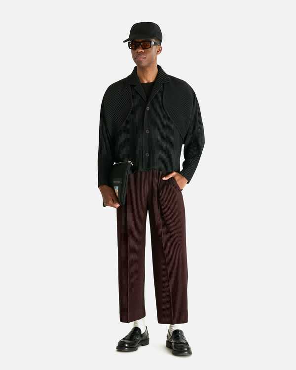 HOMME PLISSE ISSEY MIYAKE Cover and Fold Blouson Jacket | Garmentory