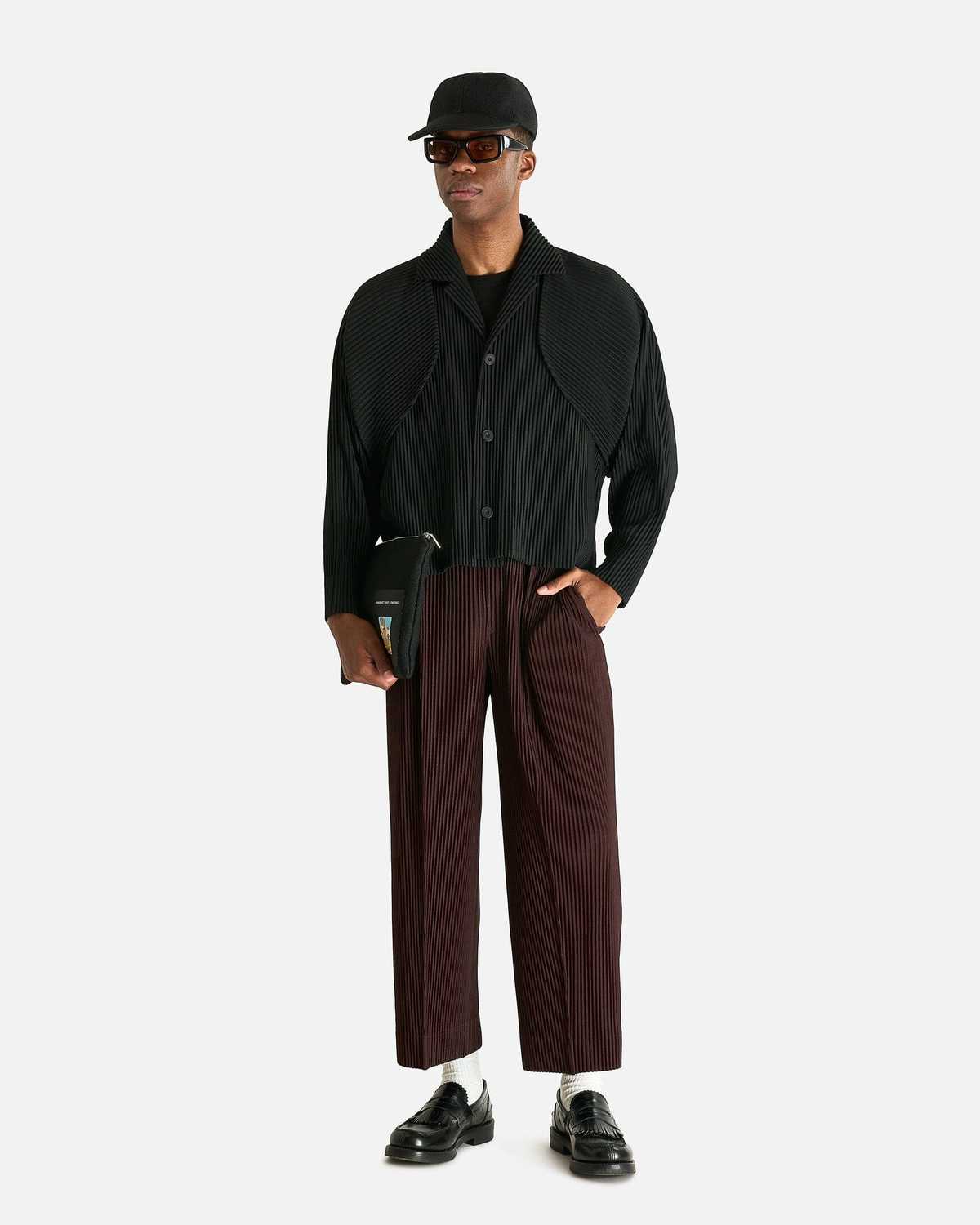 HOMME PLISSE ISSEY MIYAKE Cover and Fold Blouson Jacket - Image 6 of 6