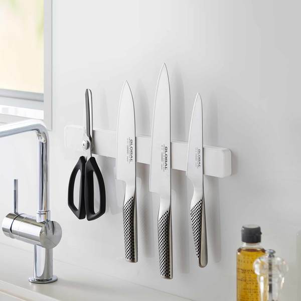Yamazaki Home Magnetic Knife Rack Utensil Holder