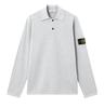 Stone Island Polo Shirt - Melange Pearl Grey - Thumbnail 1