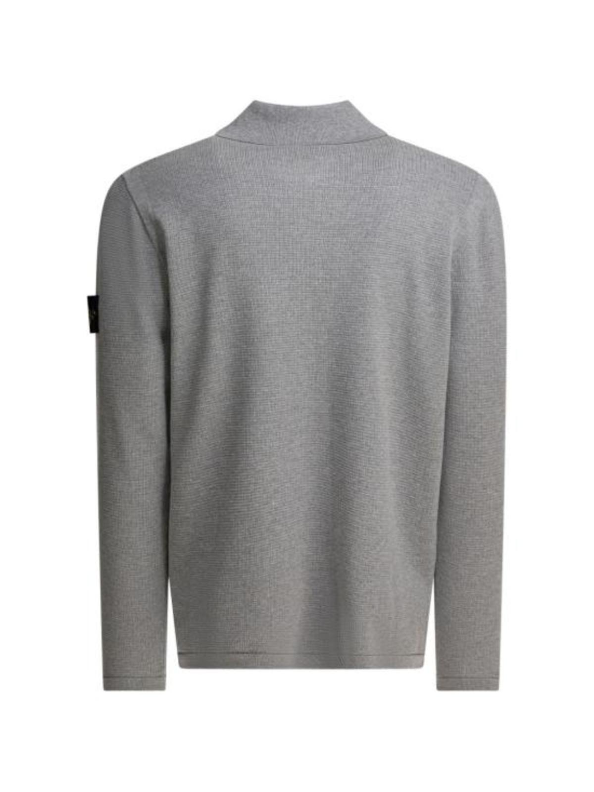 Stone Island Polo Shirt - Melange Pearl Grey - Image 3 of 6