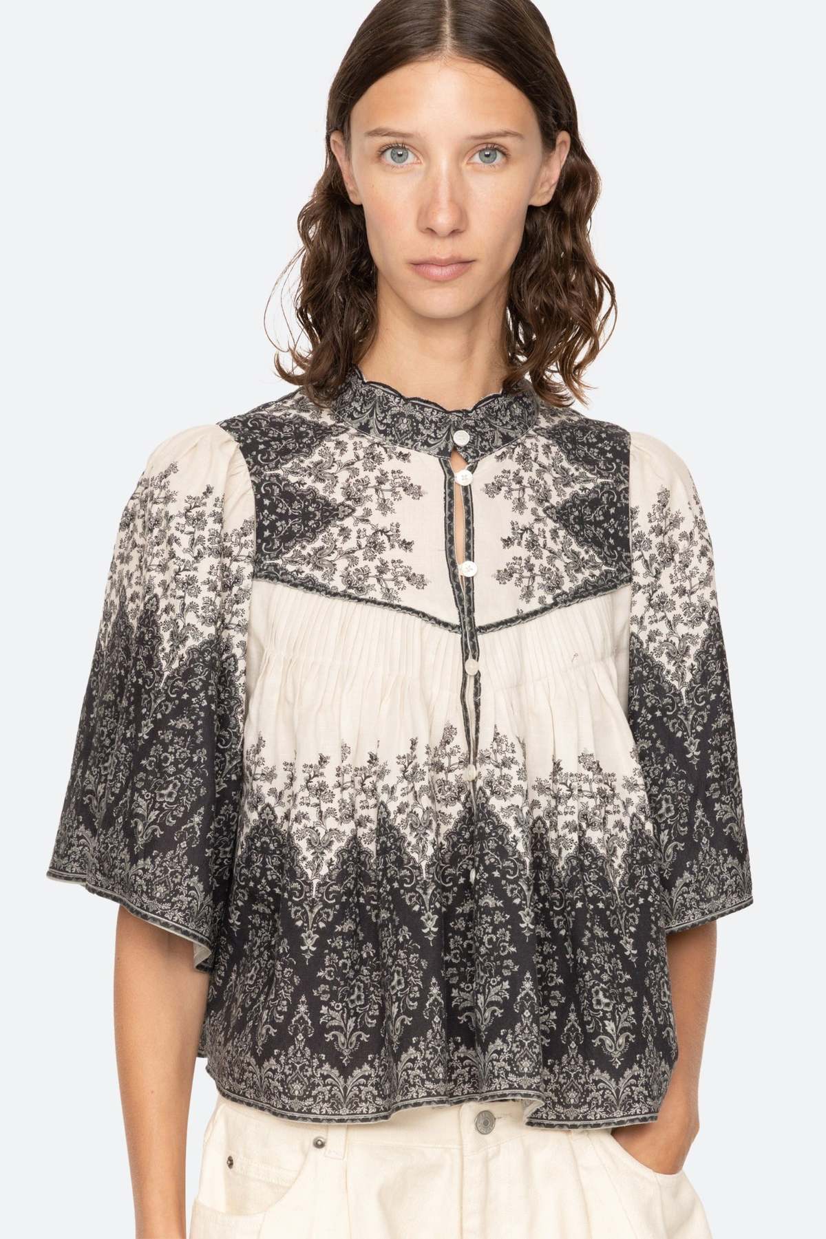 Sea NY Hedra Print Top - Multi - Image 1 of 4