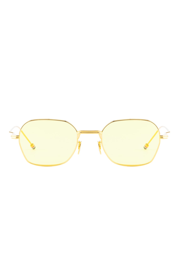 thom browne UES936C - G0001 712-48 /ON 18K Gold Plate Sunglasses - Gold