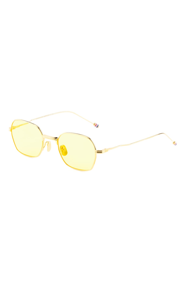 thom browne UES936C - G0001 712-48 /ON 18K Gold Plate Sunglasses - Gold