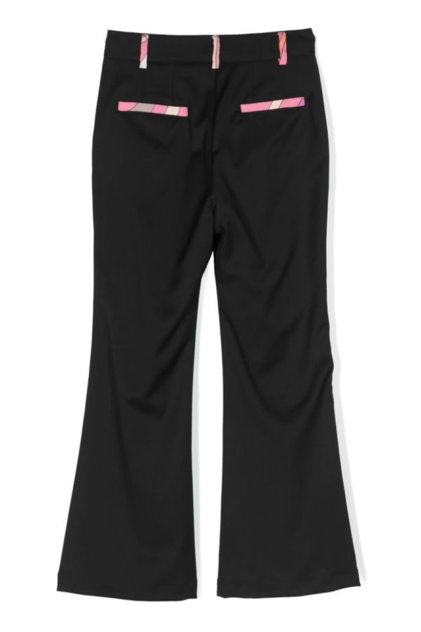 KIDS PUCCI Fabric Pants - Black