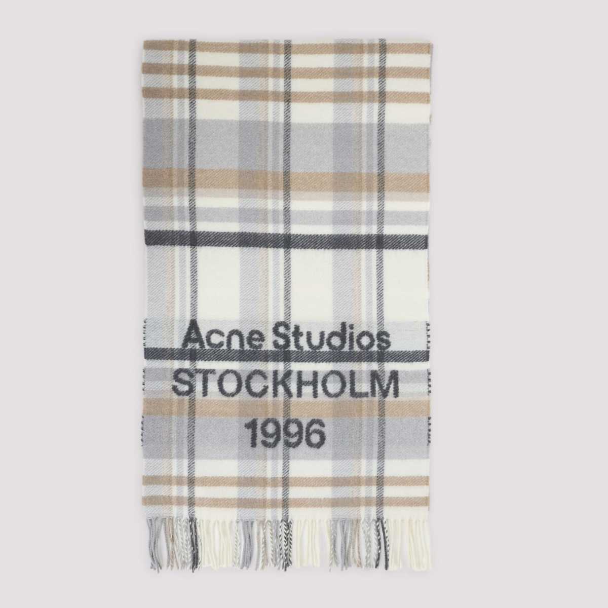 Acne Studios Fn-ux-scar000444 Scarf - Ays White Beige - Image 1 of 4