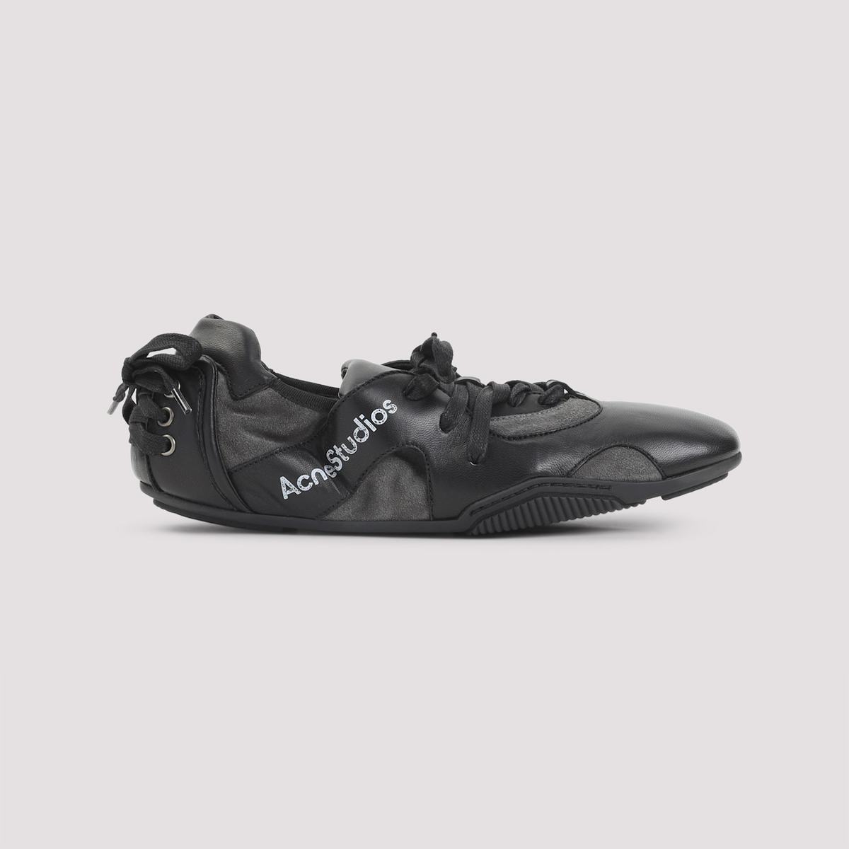 Acne Studios Fn-mn-shoe000326 Sneakers - Duk Off Black Black - Image 3 of 5