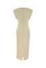 Ami Alexandre Mattiussi Cream Stretch Viscose Dress - Ivory - Thumbnail 2