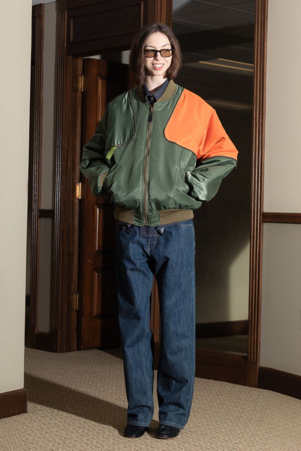 Kapital MA-1 Nylon Sham Bomber Jacket