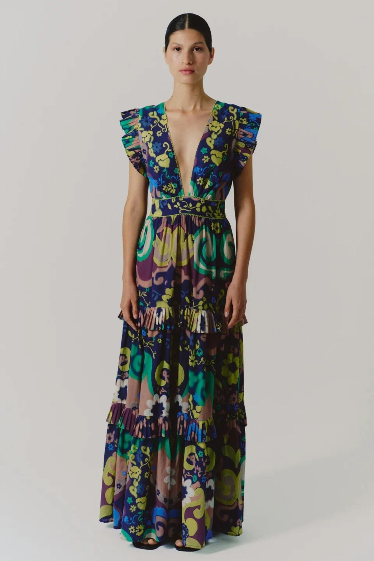 DeLoreta Cora Dress - Papalote Print - Image 2 of 5