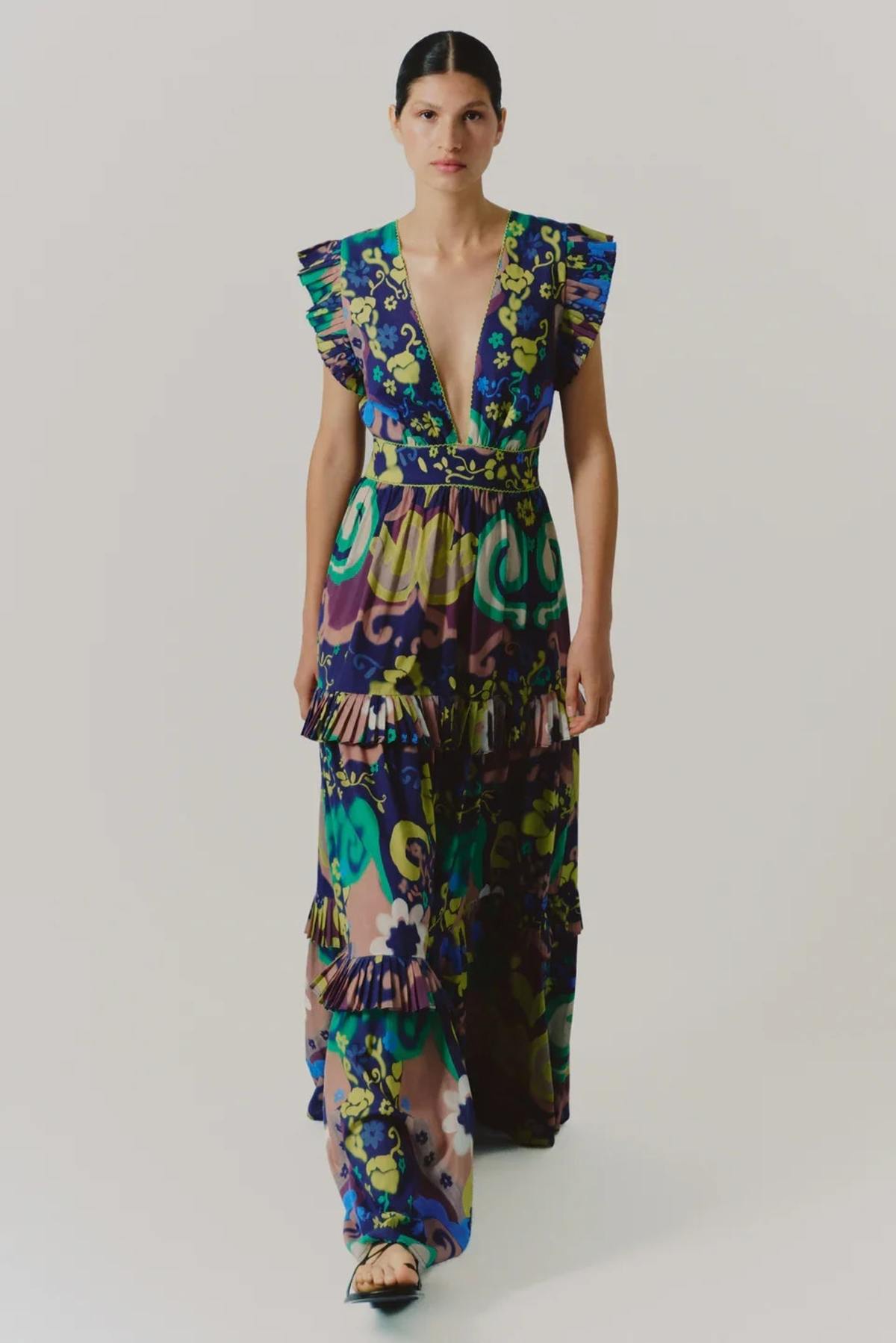 DeLoreta Cora Dress - Papalote Print - Image 3 of 5