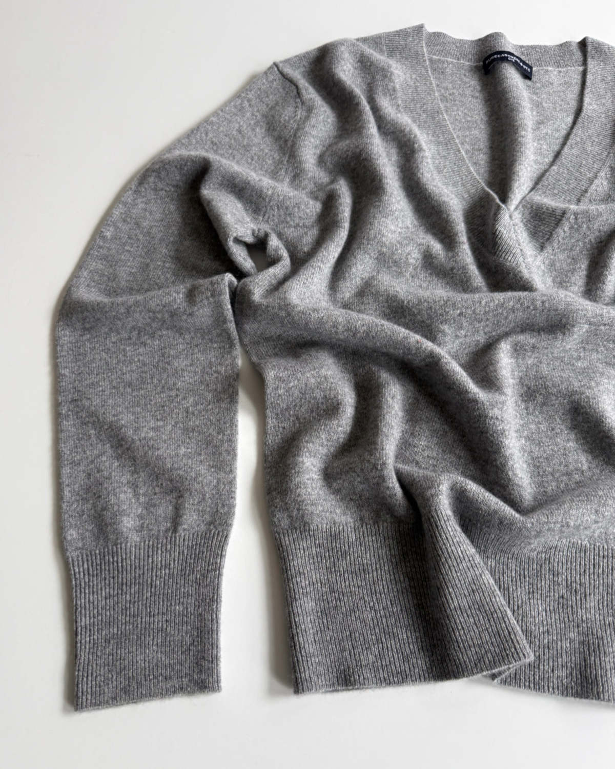 PURECASHMERE NYC Oversized V Neck Sweater - Image 1 of 4