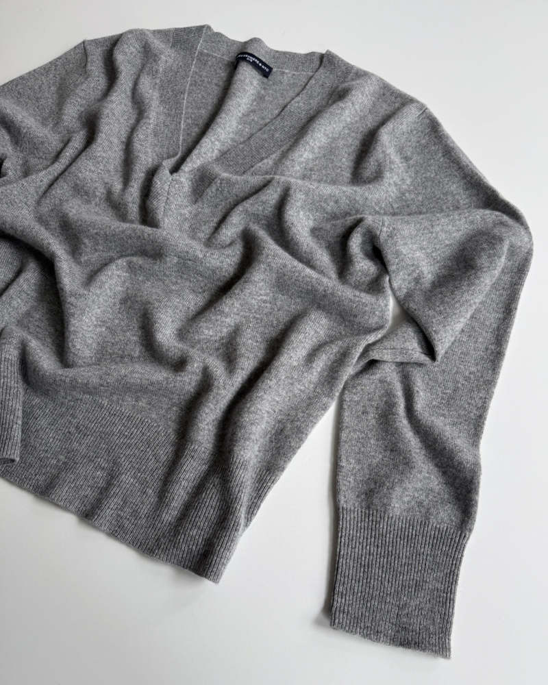 PURECASHMERE NYC Oversized V Neck Sweater
