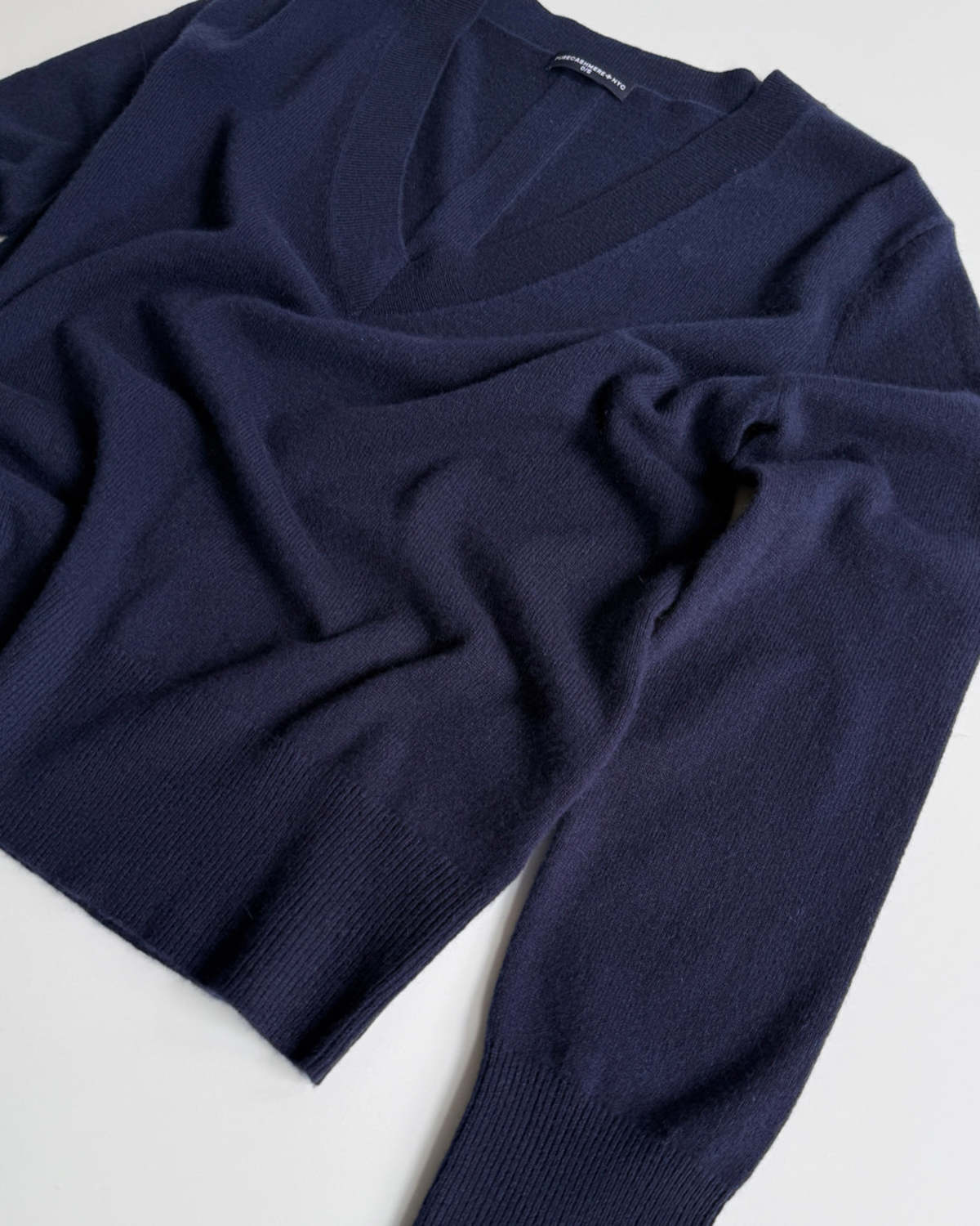 PURECASHMERE NYC Oversized V Neck Sweater - Image 2 of 2
