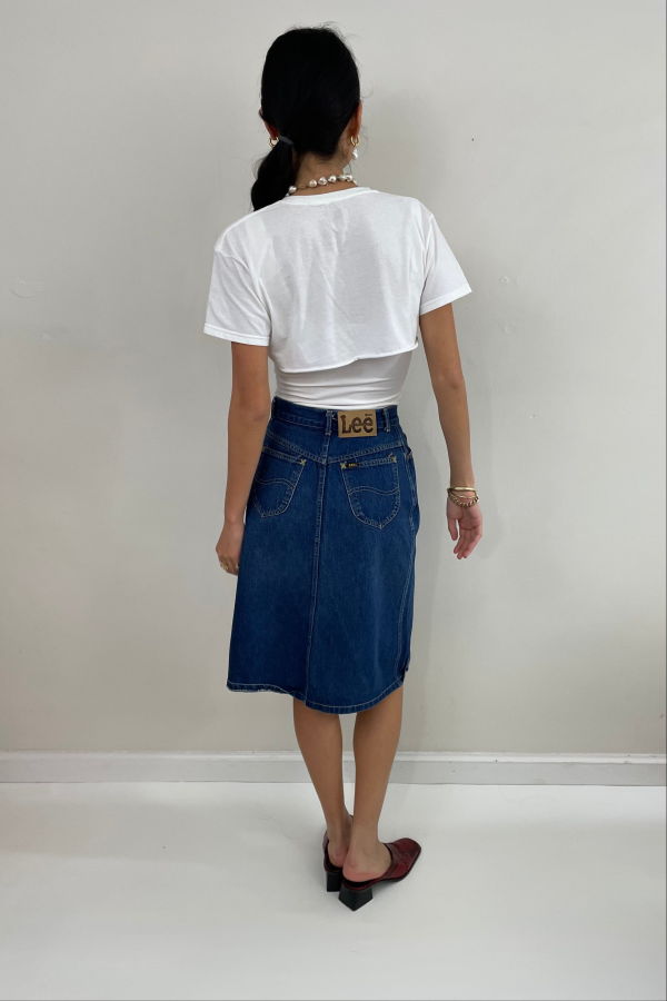 Lee Vintage 90s Denim Jean Skirt