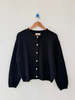 Le Bon Shoppe Leila Cardigan - Black - Thumbnail 1