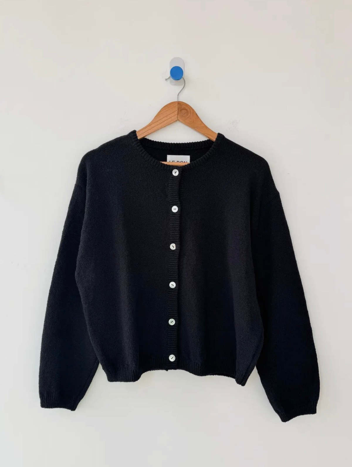 Le Bon Shoppe Leila Cardigan - Black - Image 1 of 2