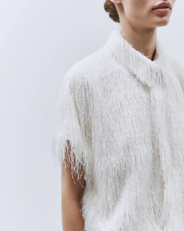 Alysi Fringe Short Jacket