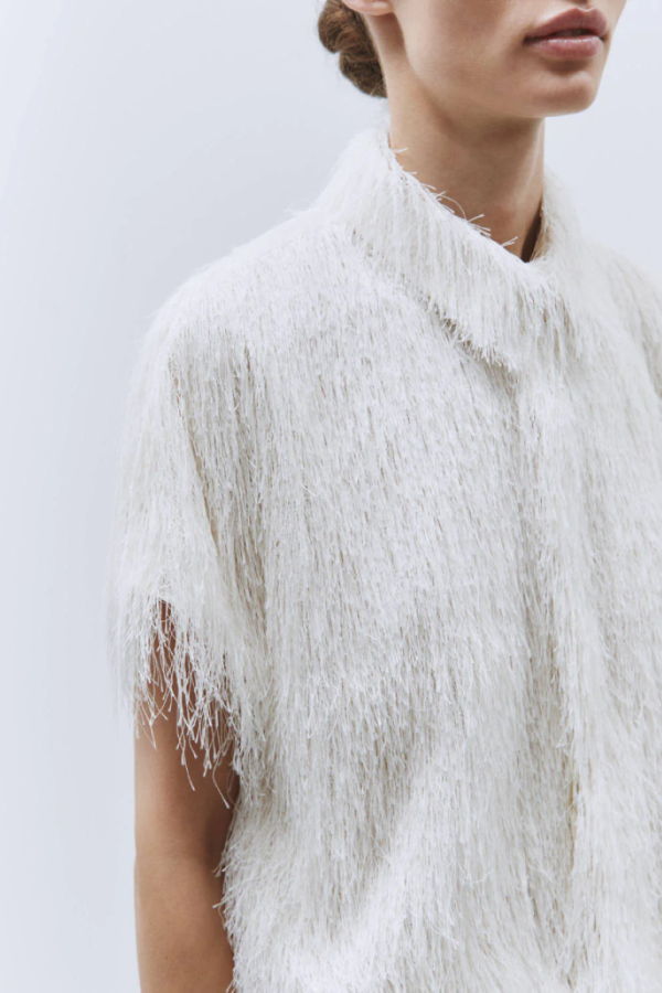 Alysi Fringe Short Jacket