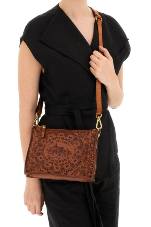 Campomaggi Eva Crossbody Bag - Cognac