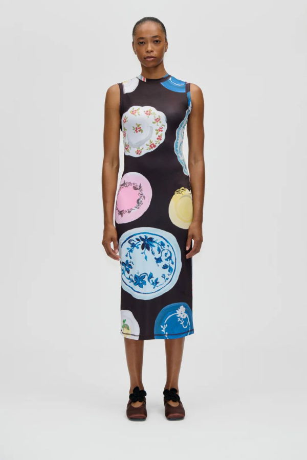 Stine Goya Elastic Tank Crewneck Dress