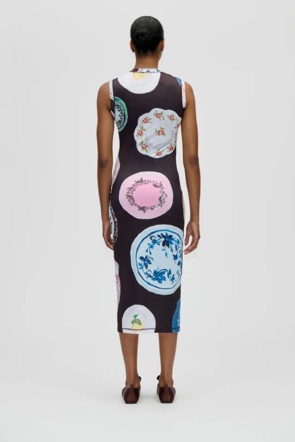 Stine Goya Elastic Tank Crewneck Dress