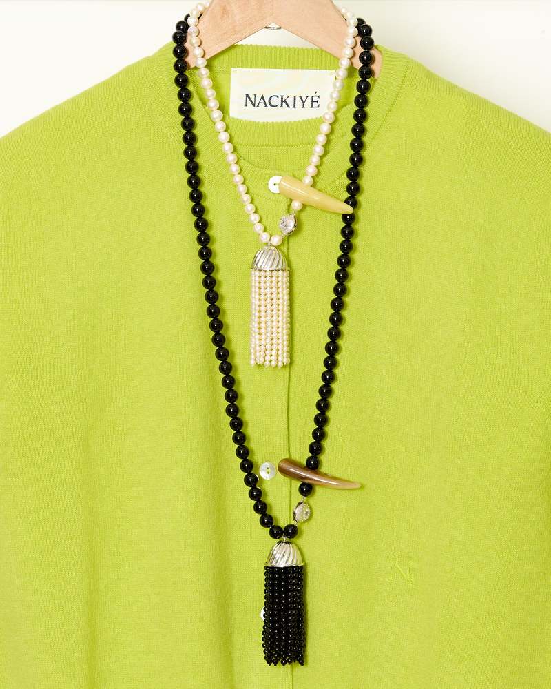 Nackiye Grande Rengin Pearl Necklace