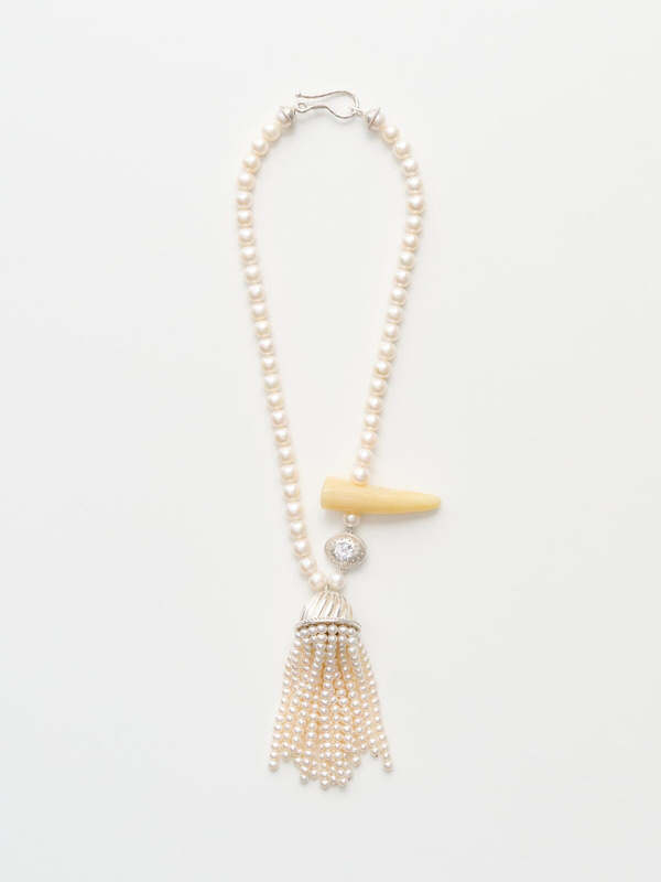 Nackiye Petite Rengin Pearl Necklace