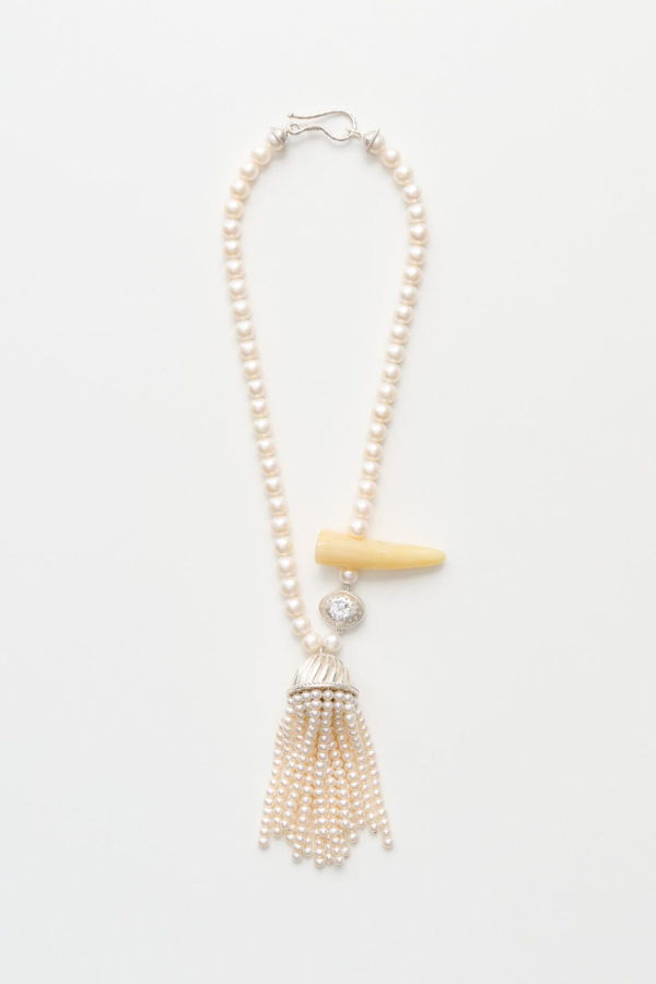 Nackiye Petite Rengin Pearl Necklace