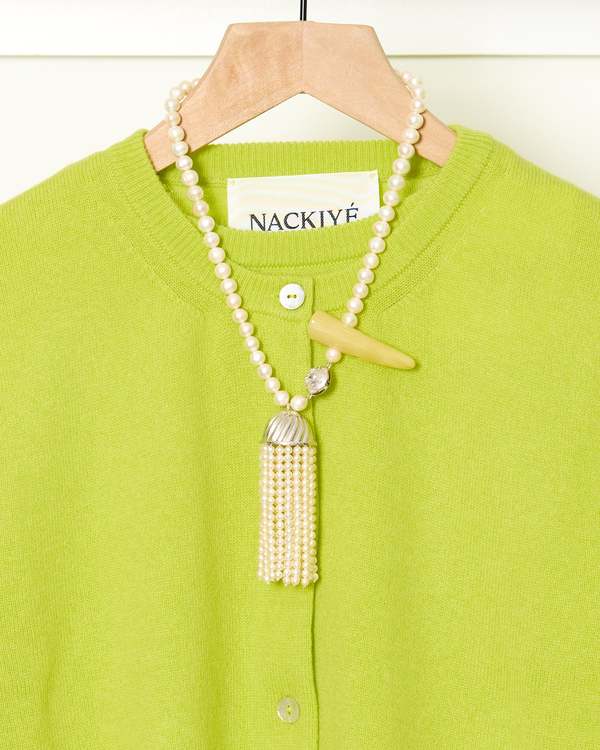 Nackiye Petite Rengin Pearl Necklace