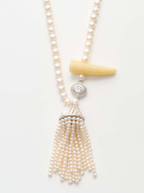 Nackiye Petite Rengin Pearl Necklace