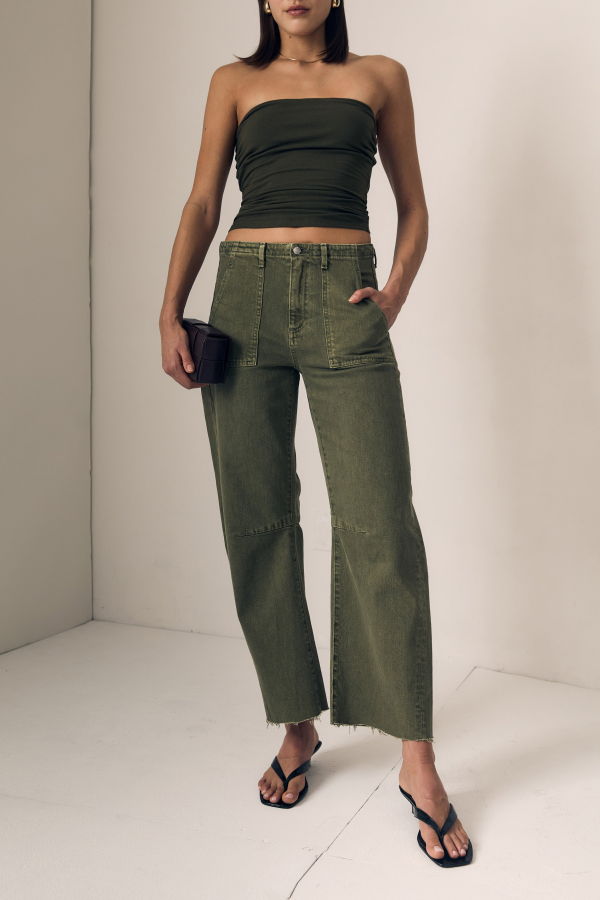 Le Jean Utility Soft Barrel Jeans