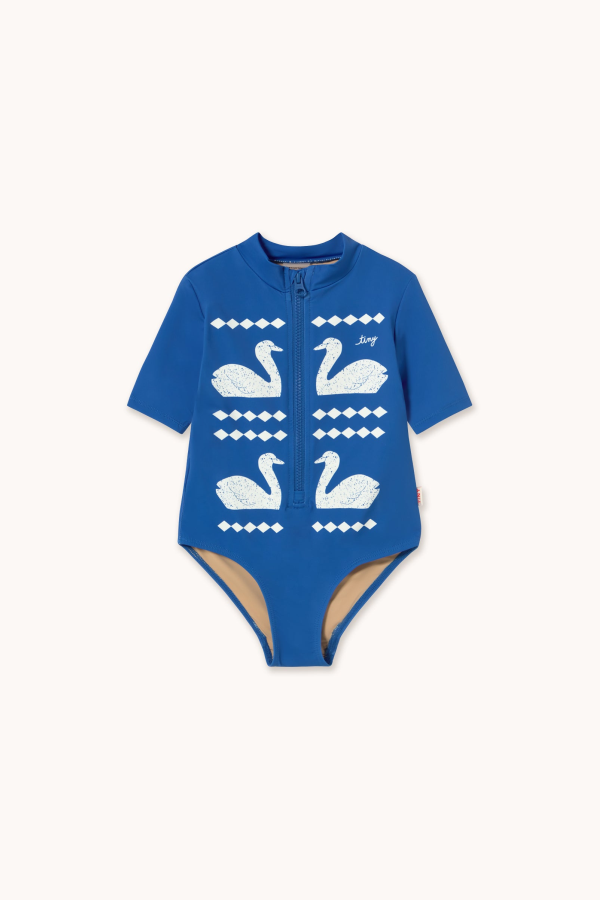 KIDS Tinycottons Swans Swimsuit