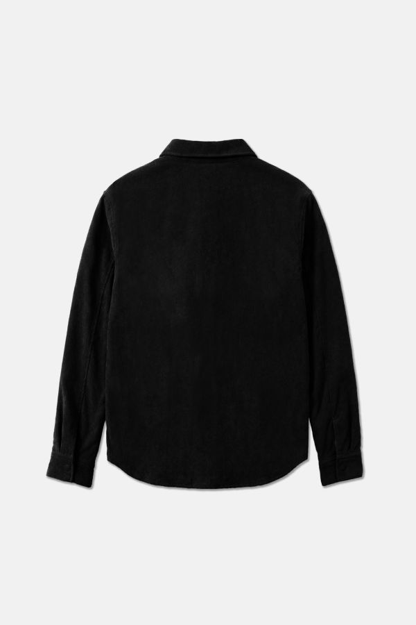 Blue&Cream Best Sherpa Overshirt - Black/Pure White